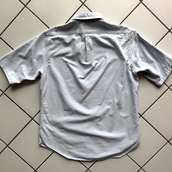 Ralph Lauren light blue Oxford SS shirt (men's M) - Picture 7 of 9